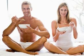 jesť jedlo na zvýšenie potencie